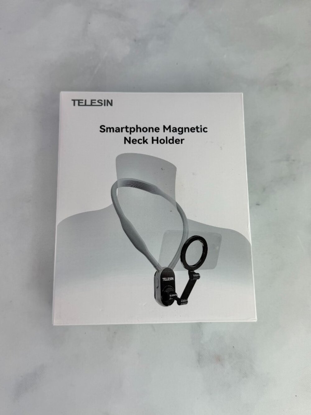 TELESIN Magnetic Neck Mount for Phones, Neck Cell Phone Holder